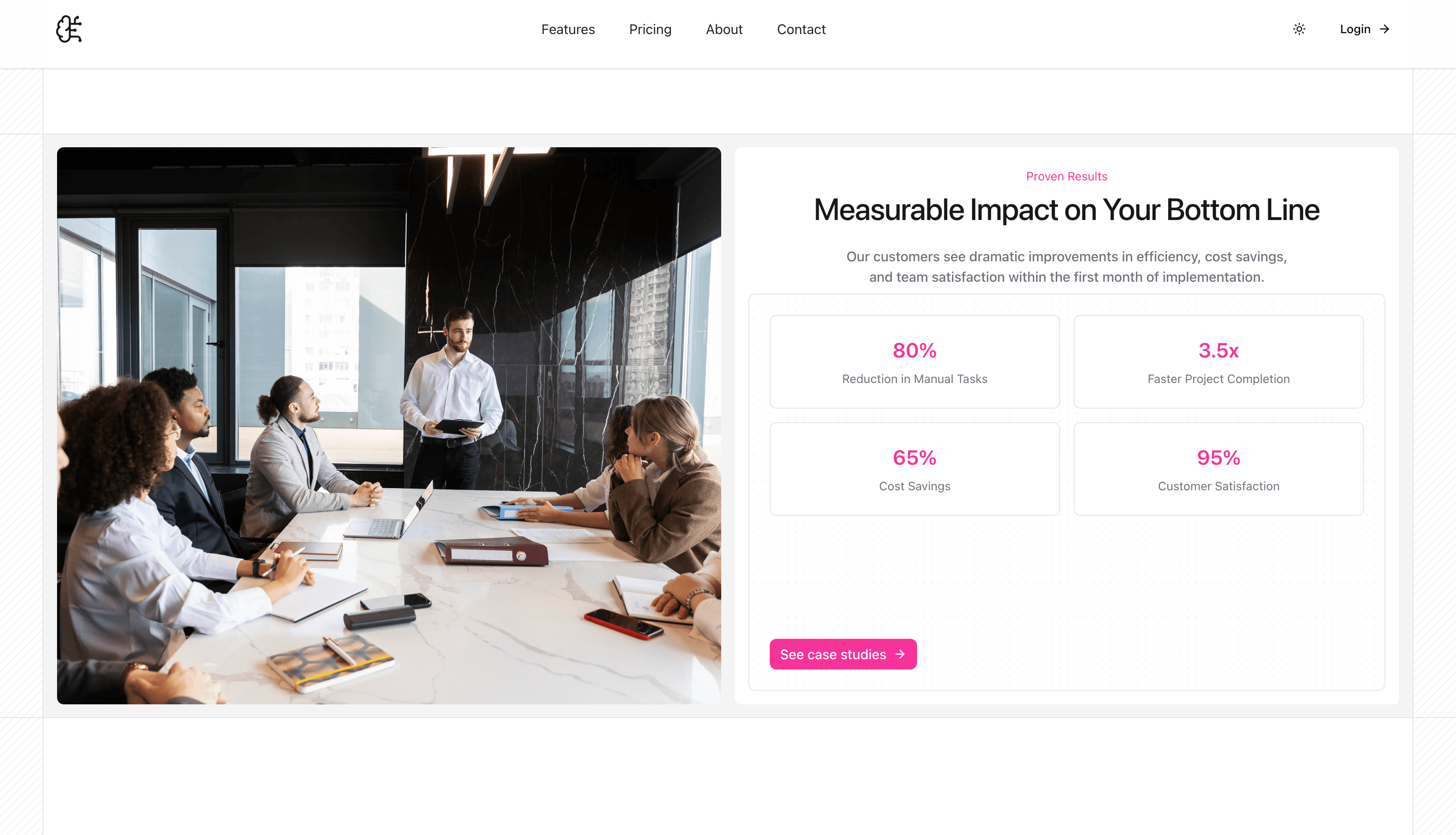 AutoFlow – SaaS Automation Landing Page Template