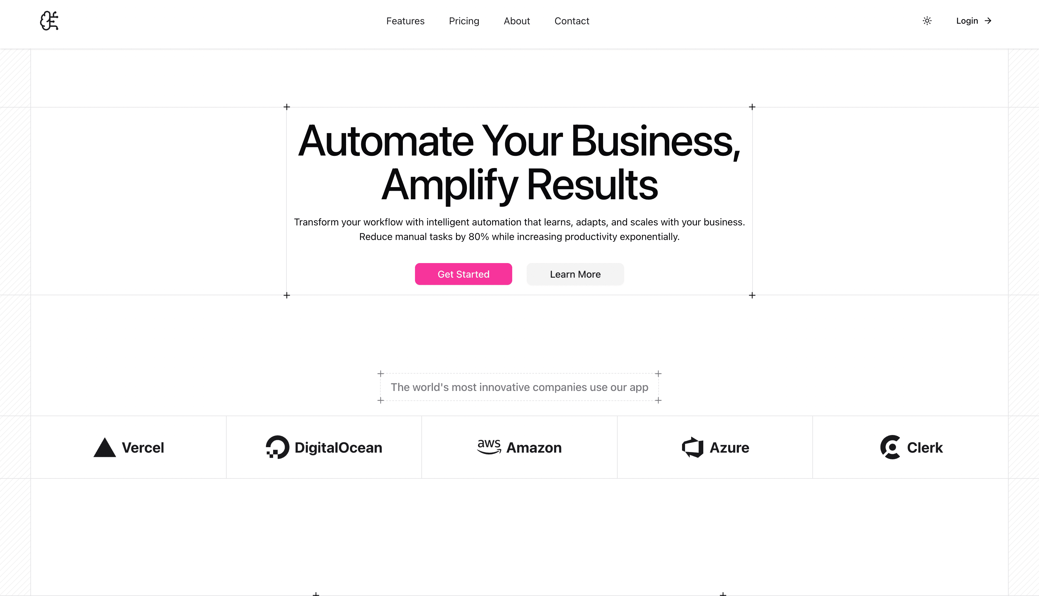AutoFlow – SaaS Automation Landing Page Template